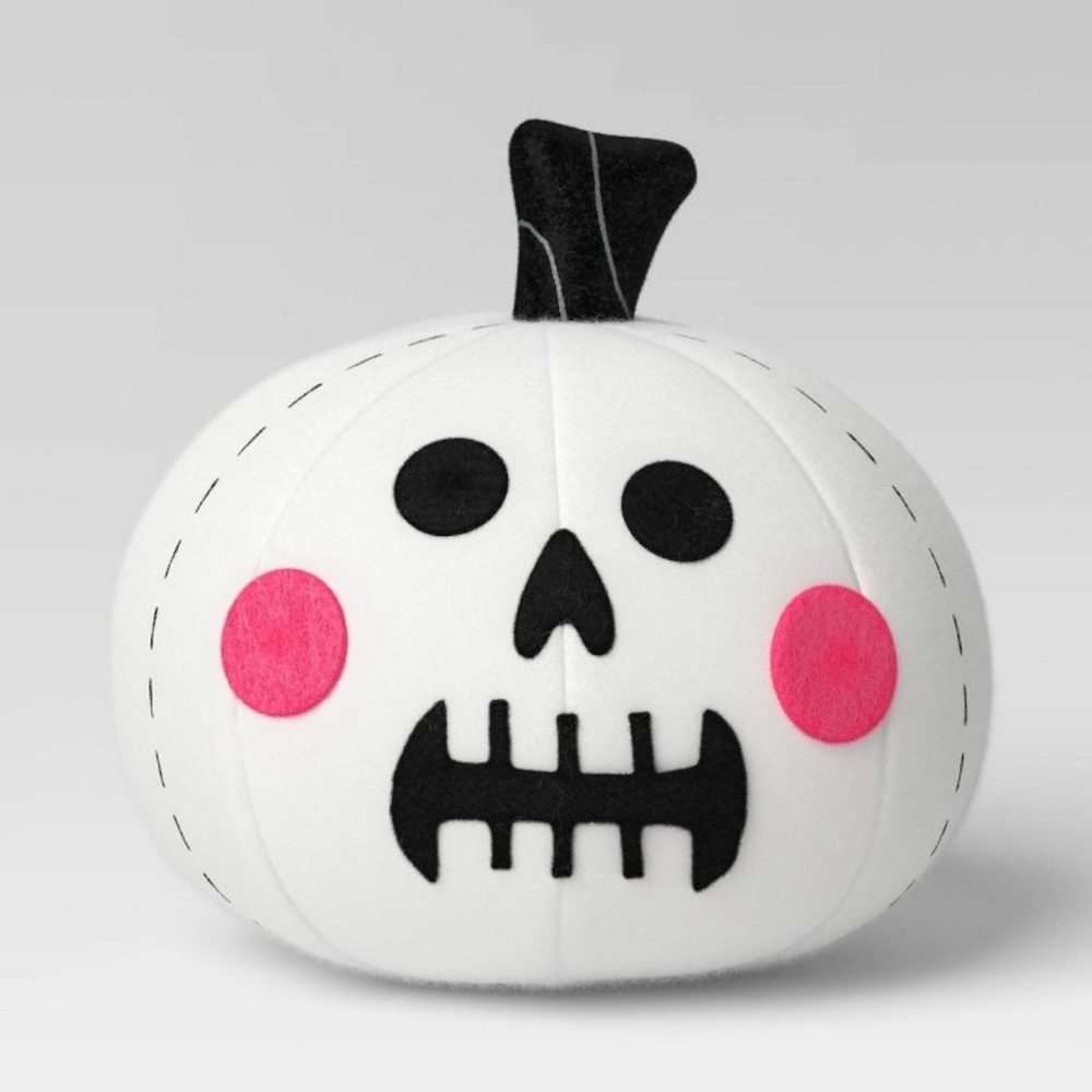 Felt Skull Pumpkin
